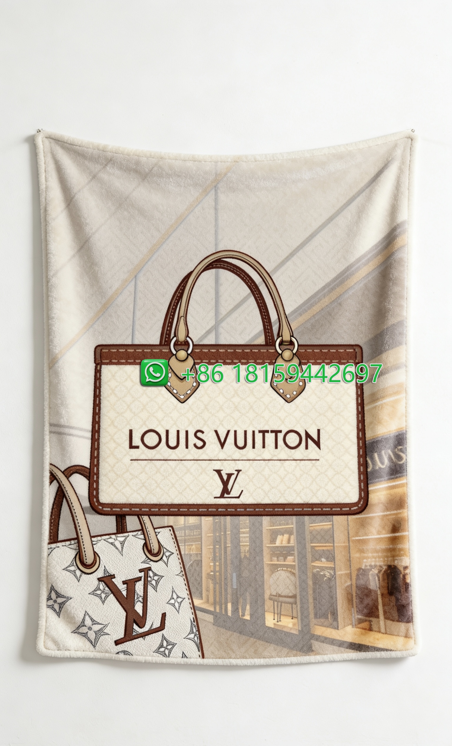 Louis Vuitton Throw Blankets
